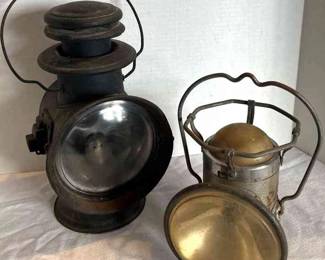 Antique Lanterns Dietz Night Drivers Friend Style A  Delta Electric Co Powerlite Lantern