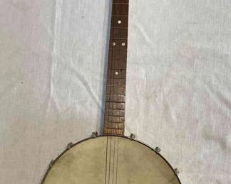 Vintage Banjo And Case