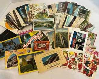 Vintage Ephemera Postcard Mystery Bundle