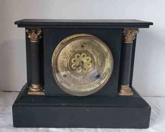 Antique Mantle Clock 13 x 10 inches