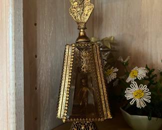 Antique filigree perfume bottles