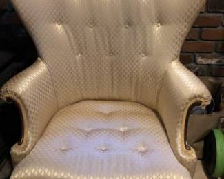Pair of wing chairs