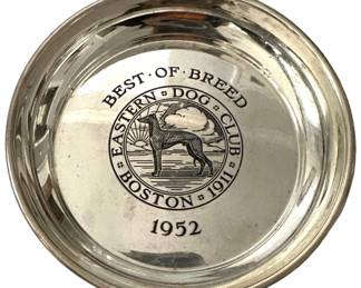 Sterling Dog Breed Award Dish