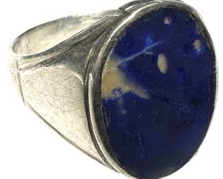 925 Silver Indigo Ring