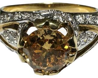 Gold Plated 925 Silver Ring