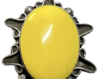 Taxco Yellow Stone Pendant