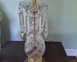 Vintage Crystal Lamp (1 of 2)