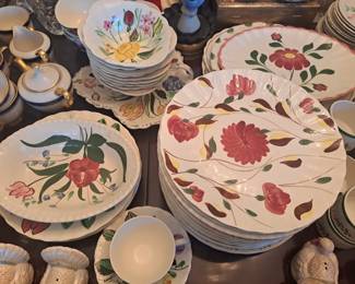 Large Selection Blue Ridge pottery