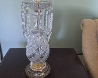 Vintage Crystal Lamp (2 of 2)