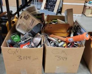 #3114 • (4) Boxes of Tools