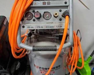 #3272 • Fortress Ultra Quiet 26 Gal Air Compressor