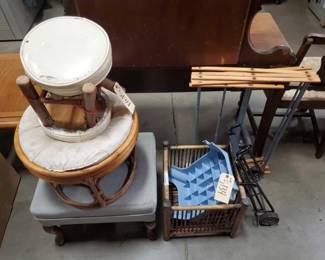 #5134 • Stools, Step Stools, Basket, Dolly and Drying Rack