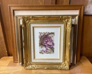 #5002 • (4) Framed Artwork Pieces