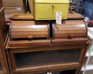 #5108 • Mailbox, 2 Rolling Top Cabinets and Display Cabinet