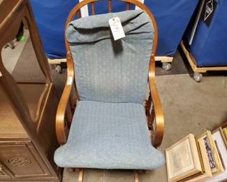 #5114 • Rocking Chair With Fabric Cushions
