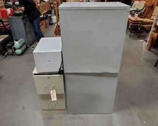 #5500 • 3 Filing Cabinets and Westinghouse Microwave