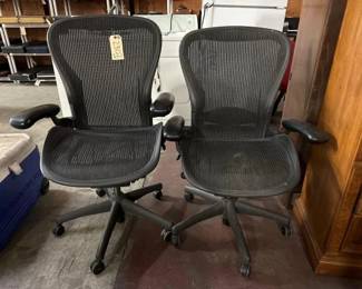 #2302 • 2 Office Rolling Chairs