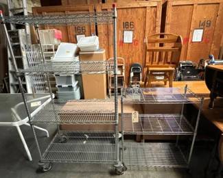 #2338 • 2 Metal Racks