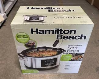 #2104 • Hamilton Beach 6qt Set & Forget Slow Cooker