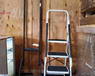 #3028 • Bike Rack and Step Ladder