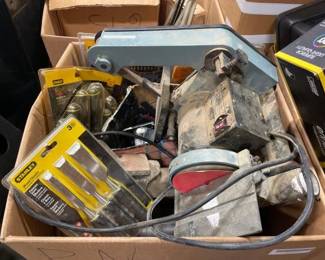 #3204 • Delta Sander, Vice, Wood Chisels, DeWalt Combination Set, Stanley Screwdriver Set and More!