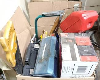 #3244 • Mailbox, Saws, Tool Boxes, Gas Can and More!