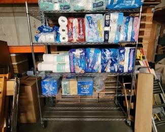 #5038 • 5 Tier Metal Shelf