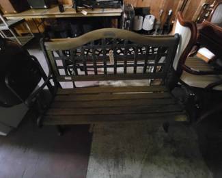 #2362 • Berkeley Forge and Foundry Wooden Bench