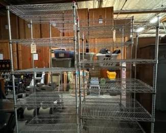 #2346 • 2 Metal Racks