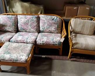 #2492 • Outdoor Couches and Foot Rest