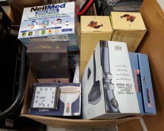 #5600 • Hair Dryers, Clock, Sinus Rinse Packs, Steamer and More!