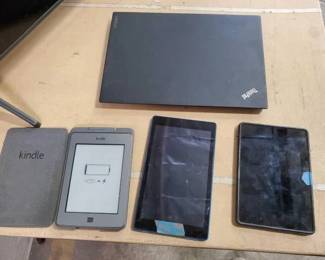 #1500 • 3 Tablets and 1 Laptop Computer