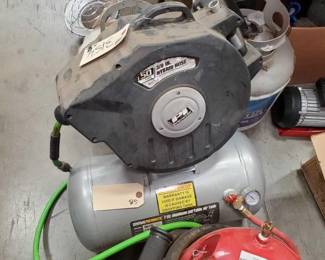 #3154 • 3/8 In. Hybrid Hose, and Portable 7 Gal Air Tank