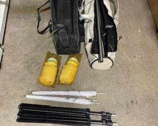 #2120 • Tripods, Umbrellas, Top Lighting, Poles and Bags