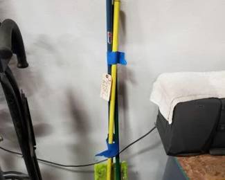 #3282 • 2 Brooms and Towel Mop