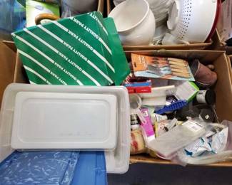 #2454 • Copy Paper, Craft Supplies, Plastic Containers, Weights and More!