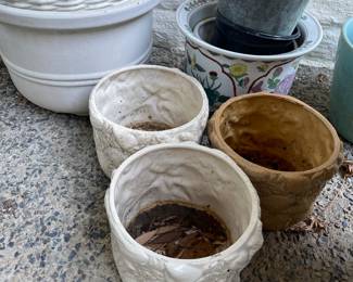 Loads of pots and plants