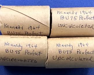 1964 unc Kennedy Halfs