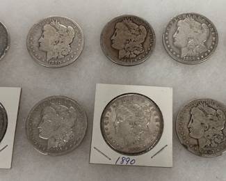 Morgan & Peace Silver Dollars