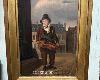 PaintingMan with Instrument