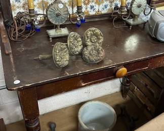Victorian Desk with tile splash