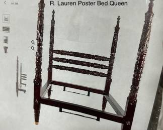 R. Lauren 4 post Queen Bed