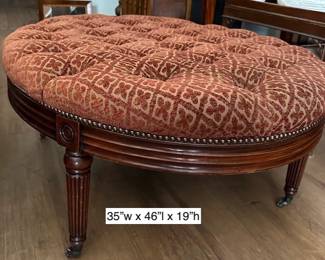 Lancaster Tufted Ottoman