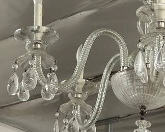 ChandelierAntique Crystal detail