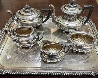 Silver Plate Tea Set
