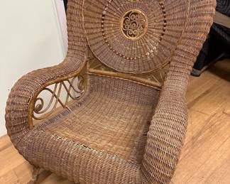 Antique wicker Rocker