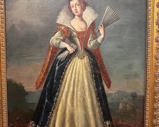 PaintingWoman with Fan