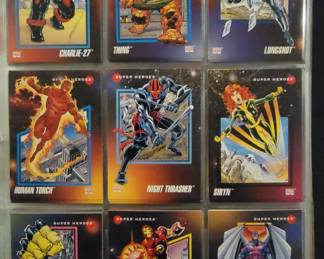Marvel Super Heroes Card Collection (35pages)