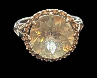 Sterling Diamond Ring