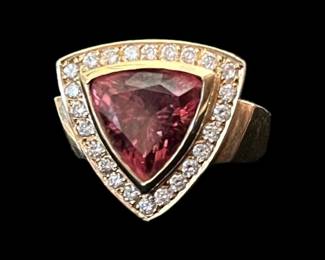 14k Gold Diamond Ring